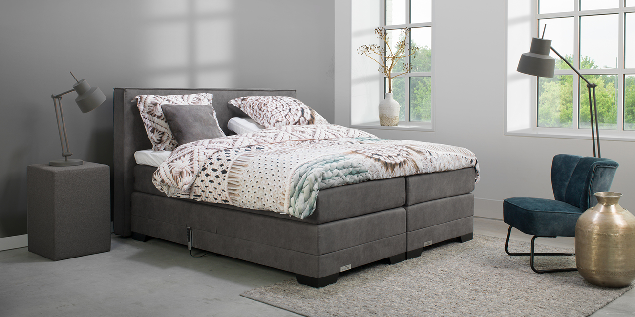 zijaanzicht caresse 3800 electro hoofdeind omhoog